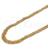 Gargantilla Elegante 04.321.0021.50 Oro Laminado, Pulido, Tono Dorado (Grosor 02 MM, 50 Pulgadas de Largo)