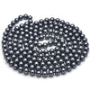 Gargantilla Elegante 04.321.0027.1.60 Oro Laminado, con Gris Perla, Pulido, Crudo (08 MM Thickness, 60 Inches Length)