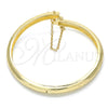 Aro Individual 07.168.0017.05 Oro Laminado, Diamantado, Tono Dorado (06 MM Thickness, Size 5 (2.50 Diameter))