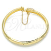 Aro Individual 07.168.0018.05 Oro Laminado, Diamantado, Tono Dorado (06 MM Thickness, Size 5 (2.50 Diameter))