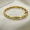 Aro Individual 07.168.0018.05 Oro Laminado, Diamantado, Tono Dorado (06 MM Thickness, Size 5 (2.50 Diameter))