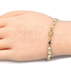 Pulsera Elegante 03.63.1959.08 Oro Laminado, Diseño de Tortuga, Pulido, Tono Dorado (06 MM Thickness, 8 Inches Length)
