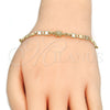 Pulsera Elegante 03.63.1959.08 Oro Laminado, Diseño de Tortuga, Pulido, Tono Dorado (06 MM Thickness, 8 Inches Length)