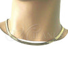Gargantilla Basica 04.213.0143.18 Oro Laminado, Diseño de Herringbone, Pulido, Tono Dorado (06 MM Thickness, 18 Inches Length)