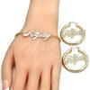 Collar, Pulsera y Dije 06.63.0236 Oro Laminado, Pulido, Tono Dorado