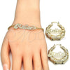 Collar, Pulsera y Dije 06.63.0237 Oro Laminado, Pulido, Tono Dorado
