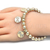 Pulsera Bolo Ajustable 03.63.2010.08 Oro Laminado, Pulido, Tono Dorado (08 MM Thickness, 8 Inches Length)