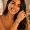 Pulsera Bolo Ajustable 03.63.2012.08 Oro Laminado, Diseño de Corazón, Pulido, Tono Dorado (Grosor 08 MM, 8 Pulgadas de Largo)