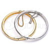 Aro Individual 07.168.0018.04 Oro Laminado, Diamantado, Tono Dorado (Grosor 06 MM, Talla 4 (2,25 de Diámetro))