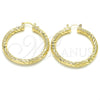 Argolla Mediana 02.170.0243.40 Oro Laminado, Diamantado, Tono Dorado