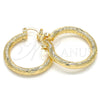 Argolla Mediana 02.170.0232.30 Oro Laminado, Mate, Tono Dorado