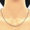 Gargantilla Basica 04.213.0158.24 Oro Laminado, Pulido, Tono Dorado (02 MM Thickness, 24 Inches Length)