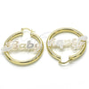 Argolla Mediana 02.63.2654.1.40 Oro Laminado, Pulido, Tres Tonos