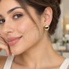 Arete Gancho Frances 02.163.0075 Oro Laminado, Pulido, Tono Dorado