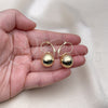 Arete Gancho Frances 02.122.0106 Oro Laminado, Pulido, Tono Dorado