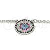 Collares con Dije 04.336.0070.16 Plata Rodinada, con Micro Pave Fucsia, Pulido, Rodinado (Grosor 02 MM, 16 Pulgadas de Largo)