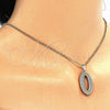 Dije Elegante 05.185.0020 Oro Laminado, con Blanca Zirconia Cubica, Pulido, Tono Dorado