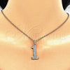 Dije Elegante 05.185.0021 Oro Laminado, con Blanca Zirconia Cubica, Pulido, Tono Dorado