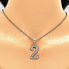 Dije Elegante 05.185.0022 Oro Laminado, con Blanca Zirconia Cubica, Pulido, Tono Dorado