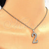 Dije Elegante 05.185.0022 Oro Laminado, con Blanca Zirconia Cubica, Pulido, Tono Dorado