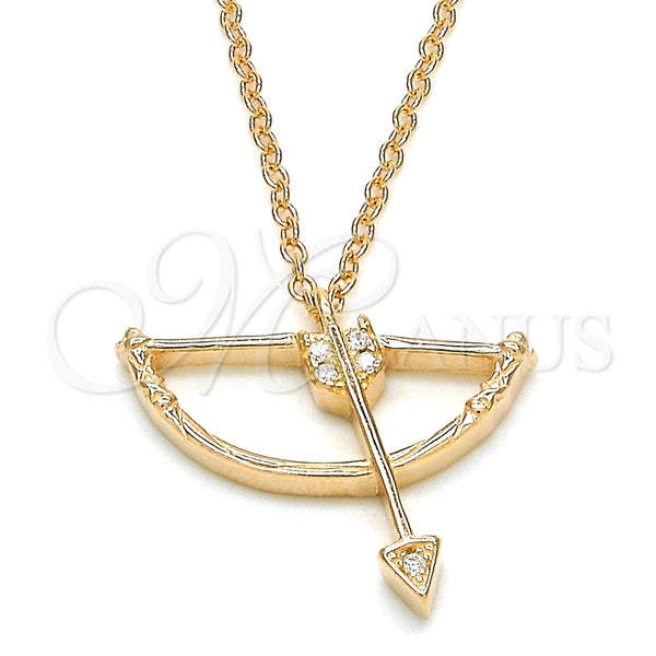 Collares con Dije 04.336.0059.1.16 Plata Rodinada, con Zirconia Cubica Blanca, Pulido, Tono Rosado (Grosor 02 MM, 16 Pulgadas de Largo)