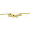 Collares con Dije 04.336.0053.2.16 Plata Rodinada, Diseño de Corazón, con Blanca Zirconia Cubica, Pulido, Tono Dorado (02 MM Thickness, 16 Inches Length)