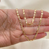 Gargantilla Basica 04.213.0152.22 Oro Laminado, Pulido, Tono Dorado (03 MM Thickness, 22 Inches Length)