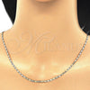Gargantilla Basica 04.213.0031.22 Oro Laminado, Pulido, Tono Dorado (02 MM Thickness, 22 Inches Length)