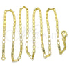 Gargantilla Basica 04.213.0031.22 Oro Laminado, Pulido, Tono Dorado (02 MM Thickness, 22 Inches Length)
