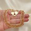 Gargantilla Basica 04.197.0002.18 Oro Laminado, Pulido, Tono Dorado (14 MM Thickness, 18 Inches Length)