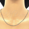 Gargantilla Basica 04.213.0158.22 Oro Laminado, Pulido, Tono Dorado (02 MM Thickness, 22 Inches Length)