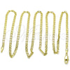 Gargantilla Basica 5.222.027.28 Oro Laminado, Diseño de Mariner, Pulido, Tono Dorado (0.60 Gauge, 03 MM Thickness, 28 Inches Length)