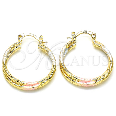 Argolla Pequeña 02.170.0252.25 Oro Laminado, Pulido, Tres Tonos