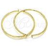 Argolla Extra Grande 02.170.0242.80 Oro Laminado, Diamantado, Tono Dorado