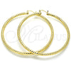 Argolla Extra Grande 02.170.0242.80 Oro Laminado, Diamantado, Tono Dorado