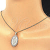 Collares con Dije 04.106.0047.1.20 Oro Laminado, Diseño de Guadalupe, Pulido, Tono Dorado (02 MM Thickness, 20 Inches Length)