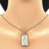 Collares con Dije 04.106.0057.1.20 Oro Laminado, Diseño de Guadalupe, Pulido, Tono Dorado (02 MM Thickness, 20 Inches Length)