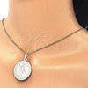 Collares con Dije 04.106.0064.1.20 Oro Laminado, Diseño de Crucifijo, Pulido, Tono Dorado (02 MM Thickness, 20 Inches Length)