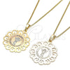 Collares con Dije 04.106.0061.1.20 Oro Laminado, Diseño de Divino Niño , Pulido, Tono Dorado (02 MM Thickness, 20 Inches Length)