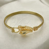 Aro Individual 07.185.0008.1.04 Oro Laminado, Pulido, Tono Dorado (05 MM Thickness, Size 4 (2.25 Diameter))
