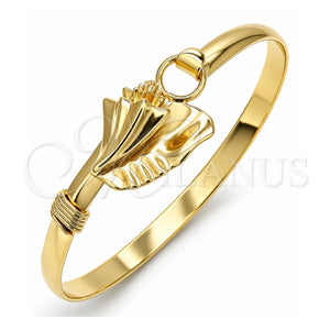Aro Individual 07.185.0008.1.04 Oro Laminado, Pulido, Tono Dorado (05 MM Thickness, Size 4 (2.25 Diameter))