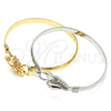 Aro Individual 07.185.0008.1.04 Oro Laminado, Pulido, Tono Dorado (05 MM Thickness, Size 4 (2.25 Diameter))