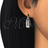 Argolla Pequeña 02.210.0266.6.20 Rodio Laminado, con Zirconia Cubica Granate y Blanca, Pulido, Rodinado