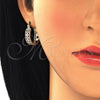 Argolla Pequeña 02.210.0271.1.20 Oro Laminado, con Granate and Blanca Micro Pave, Pulido, Tono Dorado