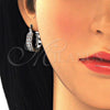 Argolla Pequeña 02.210.0271.5.20 Rodio Laminado, con Micro Pave Granate y Blanca, Pulido, Rodinado