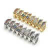 Argolla Pequeña 02.210.0273.3.20 Oro Laminado, con Multicolor Zirconia Cubica, Pulido, Tono Dorado