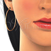 Argolla Mediana 02.32.0553.40 Oro Laminado, Pulido, Tono Dorado