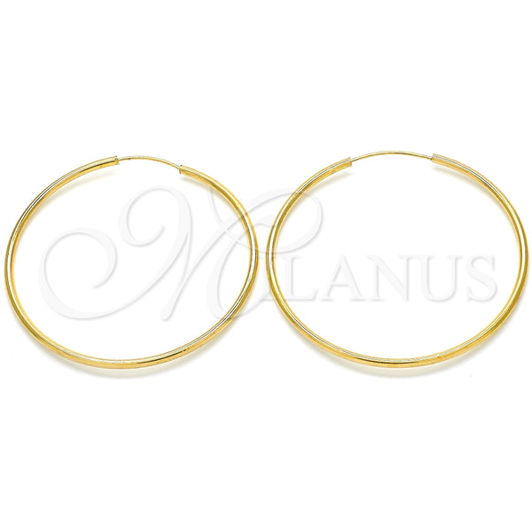 Argolla Mediana 02.32.0553.40 Oro Laminado, Pulido, Tono Dorado