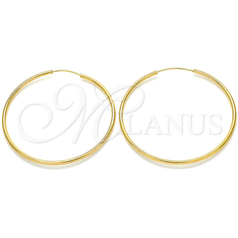 Argolla Mediana 02.32.0553.40 Oro Laminado, Pulido, Tono Dorado