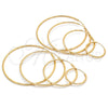 Argolla Mediana 02.32.0553.40 Oro Laminado, Pulido, Tono Dorado